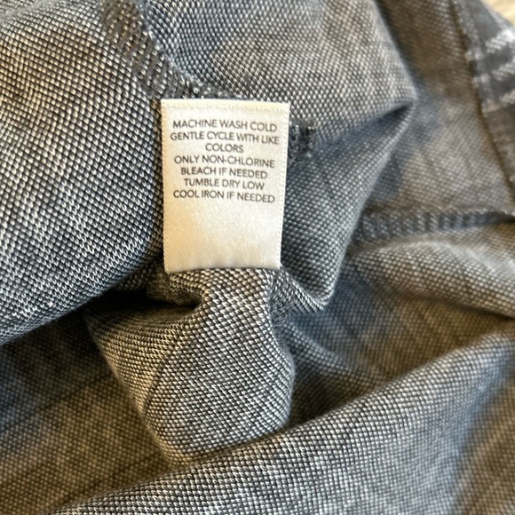 Christopher & Banks Blazer Jacket Sz 1X Gray Plaid Lightweight Buttons Boat Neck - Picture 8 of 11